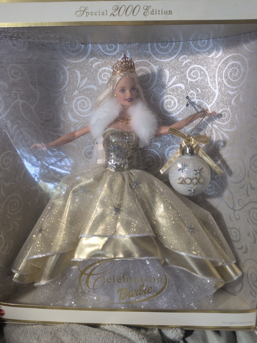 Barbie Celebration Gold & White Holiday Collector Doll